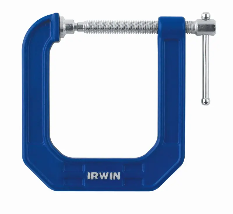 2 In. X 3-1/2 In. Deep Throat C-clamp - Durable Steel Construction
