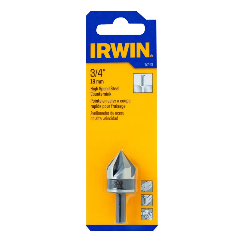 Countersink Drill Bit, Black Oxide, 3/4-In.