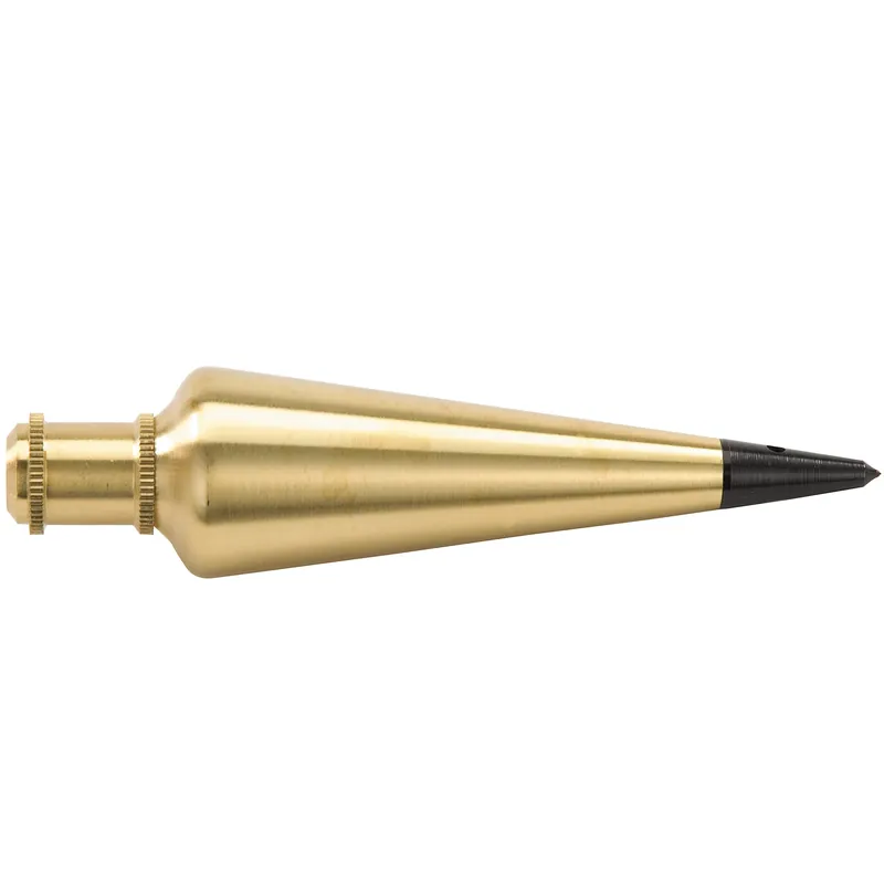 47-973 8 Oz Brass Plumb Bob With Replaceable Steel Tip