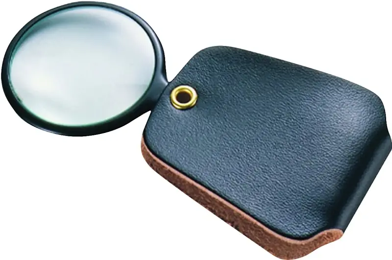 2.5-Power Pocket Magnifier With Case