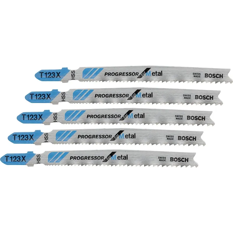 Bosch 4 In. High Carbon Steel T-Shank Jig Saw Blade 24 TPI 3 Pk