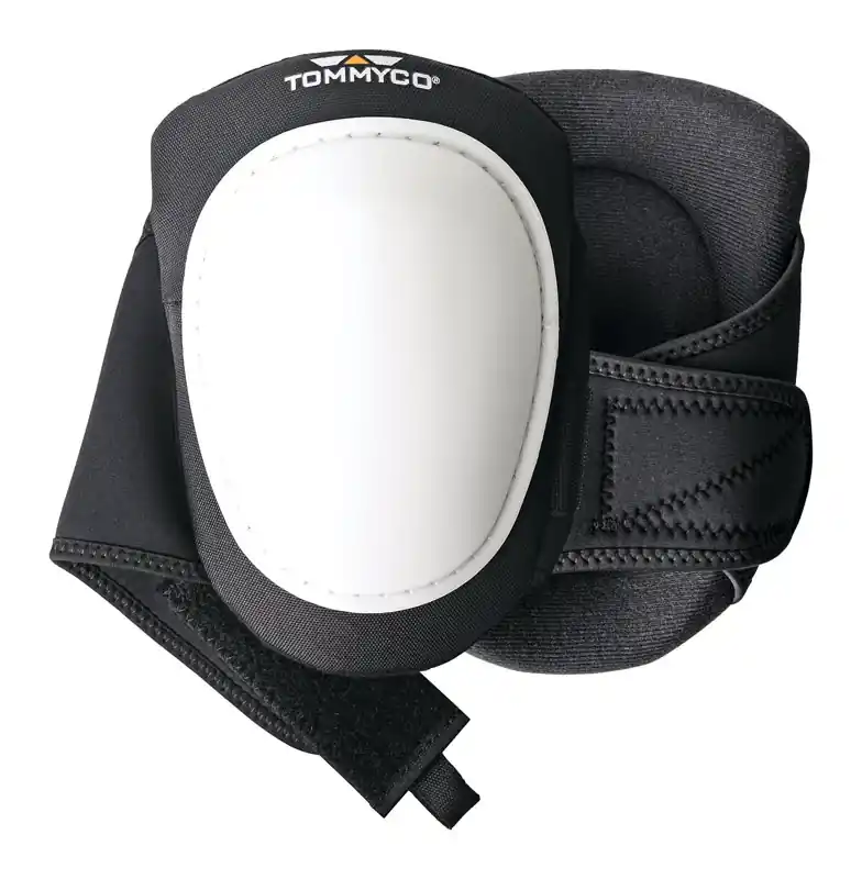 Tommyco 6.5 In. L X 3.5 In. W Foam Hard Terrain Knee Pads Black/White