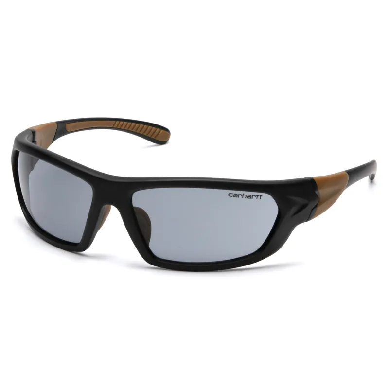 Carbondale Anti-fog Safety Glasses Gray Lens Black/tan Frame Chb220dt