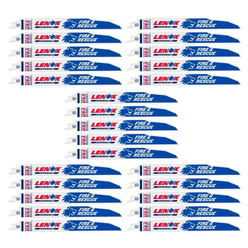 Lenox DEMOWOLF 9 In. Bi-Metal Reciprocating Saw Blade 10 TPI 25 Pk