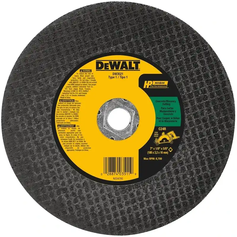 Masonry Abrasive Blade, 7 In.