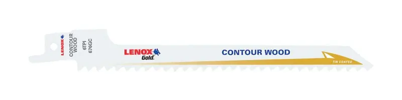 Lenox Gold 6 In. Bi-Metal Reciprocating Saw Blade 6 TPI 5 Pk