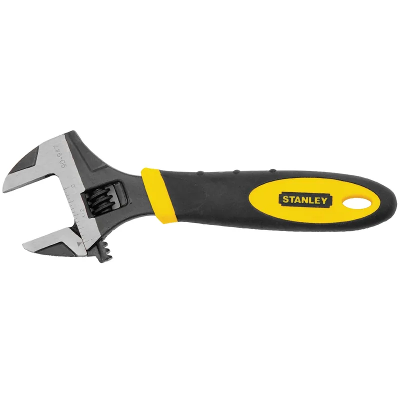 Maxsteel 6 In. Adjustable Wrench With Bi-material Handle