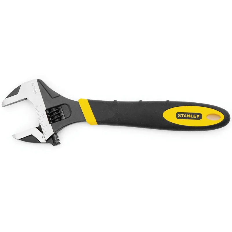 Maxsteel 10 In. Adjustable Wrench With Bi-material Grip