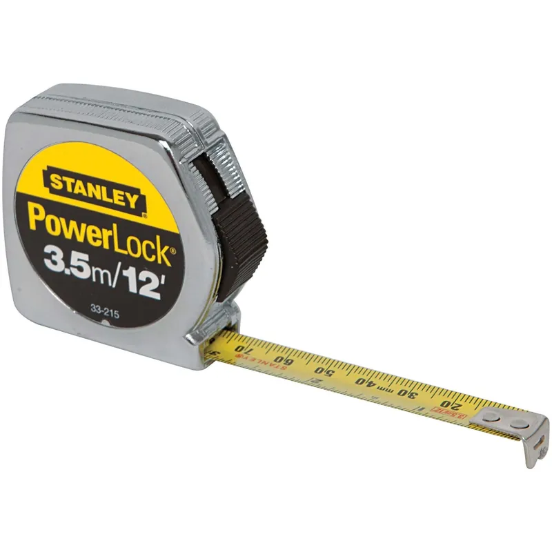 Stanley PowerLock 12 Ft. L X 0.5 In. W Compact Tape Measure 1 Pk