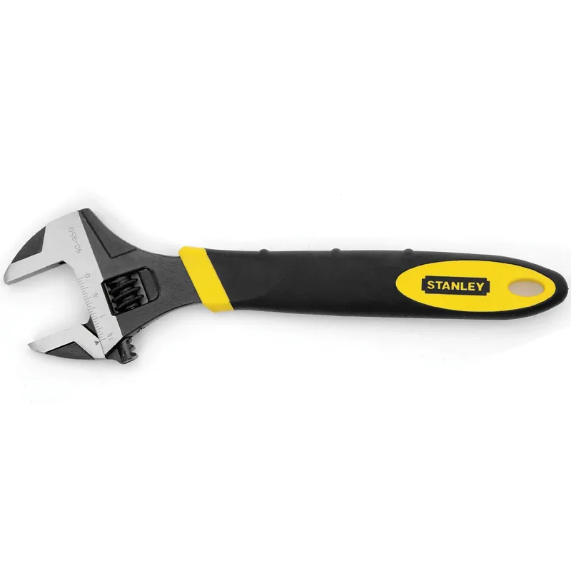 Maxsteel 12 In. Adjustable Wrench With Bi-material Handle