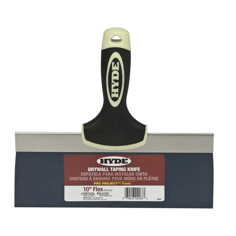 Pro Project Blue Steel Taping Knife 10 In. W X 9.3 In. L - Model 09263