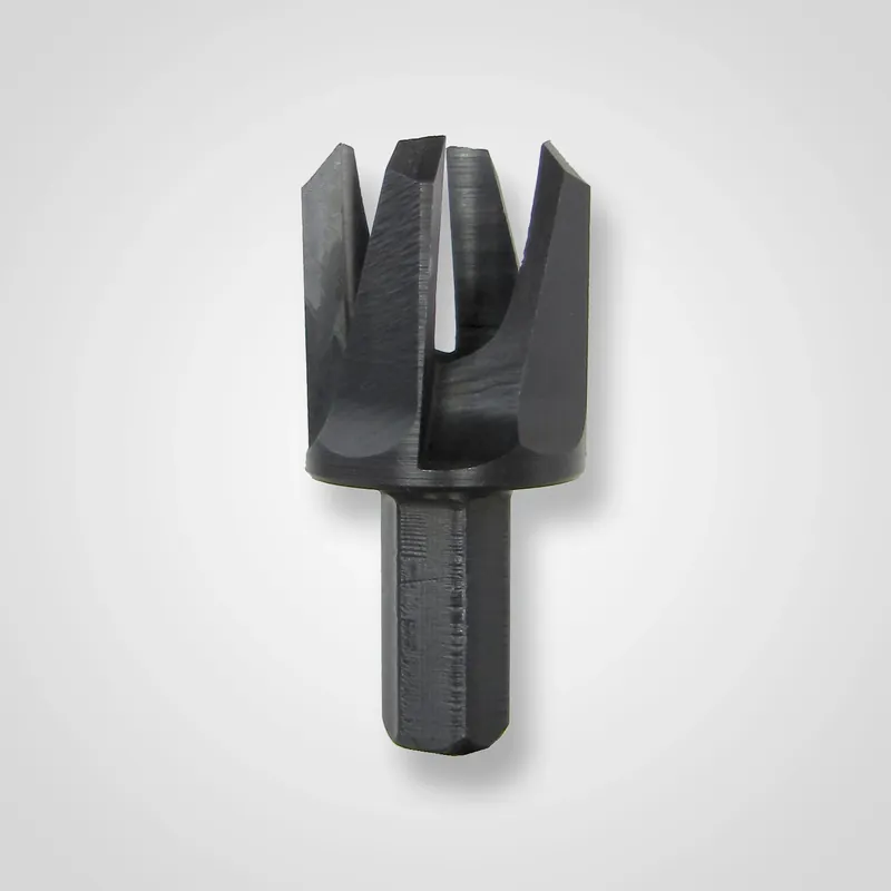 3/4 In. X 2 In. L Steel Tapered Plug Cutter Hex Shank