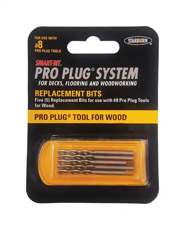 Pro Plug Stainless Steel Drill Bit Set Hex Shank 5 Pieces Bda261c