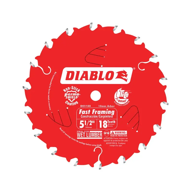 5-1/2 In. Tico Hi-density Carbide Fast Framing Trim Saw Blade 18 Teeth