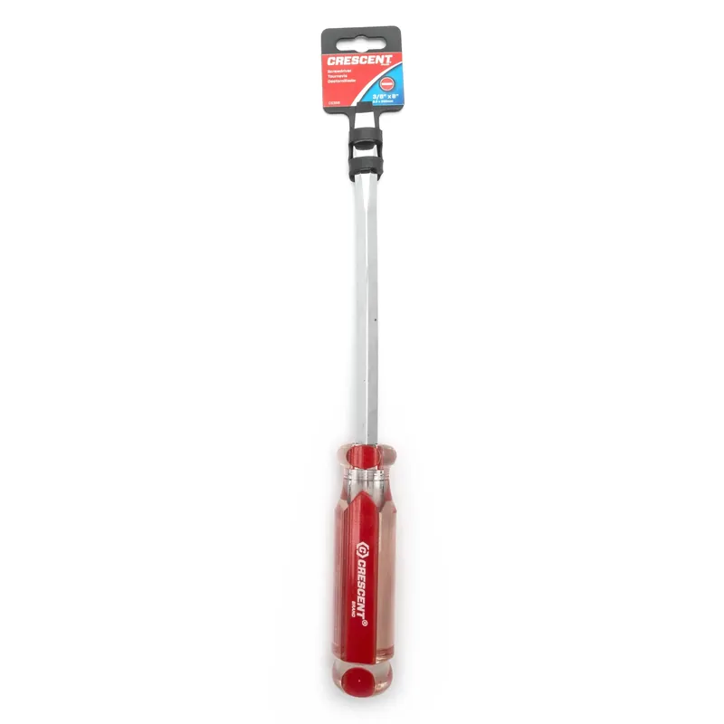 3/8 In. X 8 In. L Slotted Screwdriver With Magnetic Tip