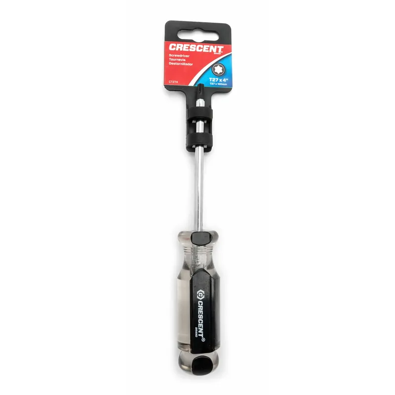 T27 Torx Screwdriver 4 In. Length With Magnetic Tip And Acetate Handle