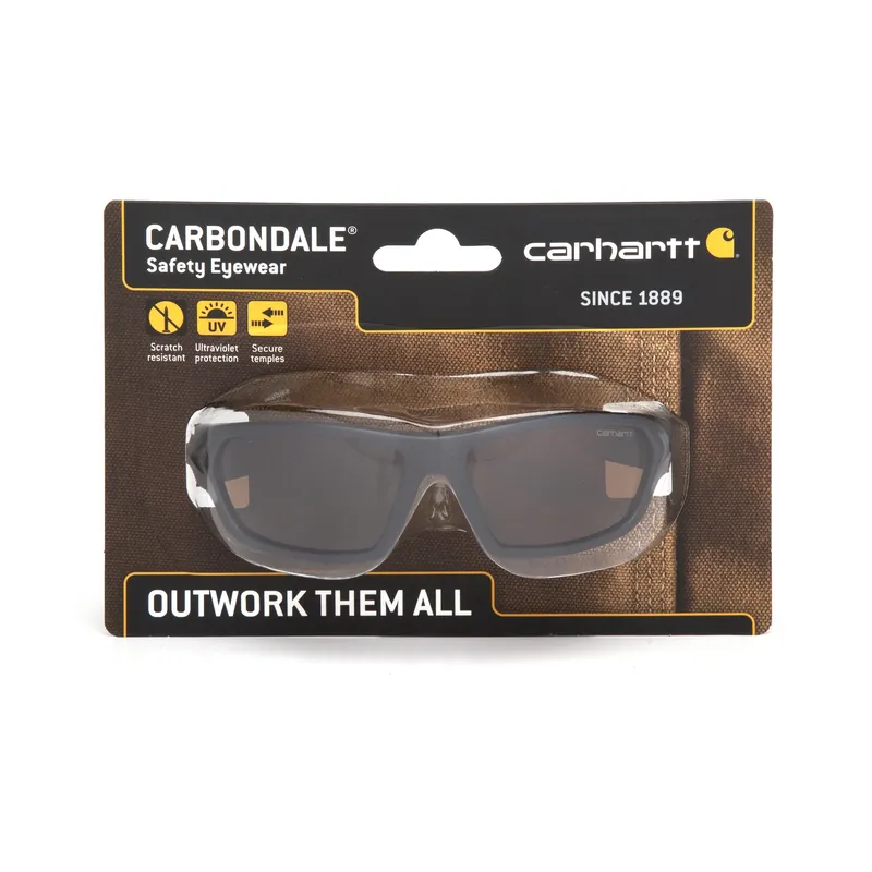 Carbondale Anti-fog Safety Glasses Bronze Lens Black Frame Chb218dcc