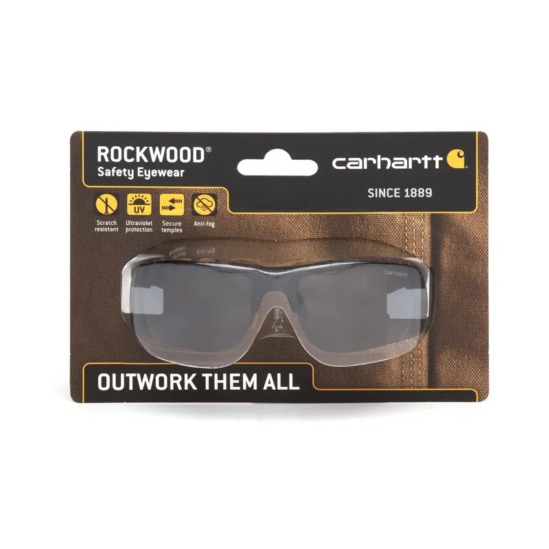 Rockwood Anti-fog Safety Glasses Gray Lens Black Frame Chb720dtcc
