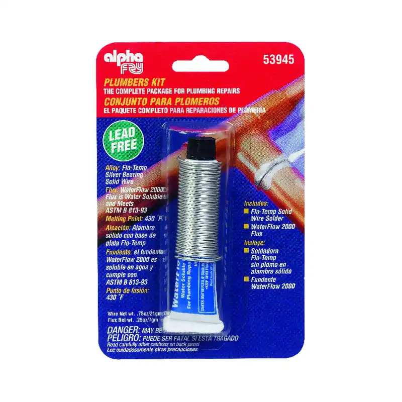 Plumbing Solder, 0.75-oz., .062-Diameter