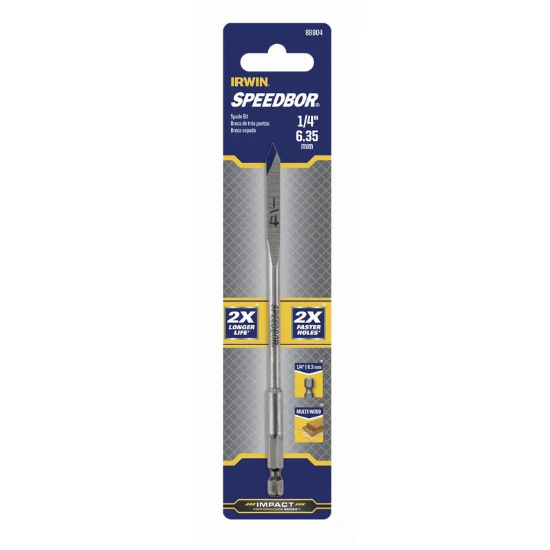 Speedbor Spade Drill Bit, 1/4 In.