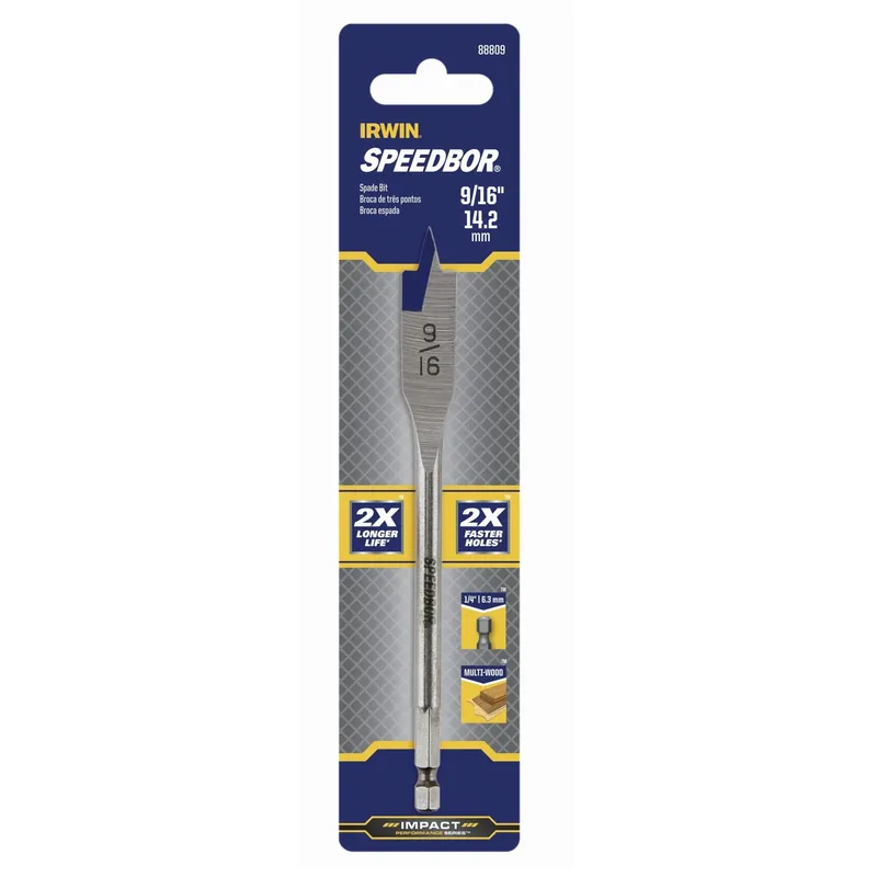 Speedbor Spade Drill Bit, 9/16 In.