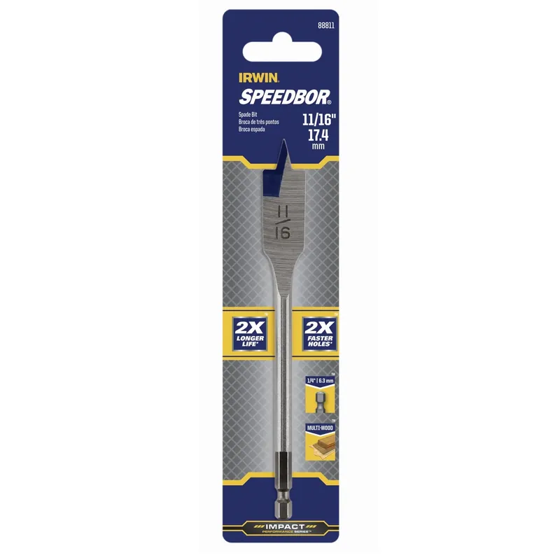 Spade Drill Bit, 11/16-In.