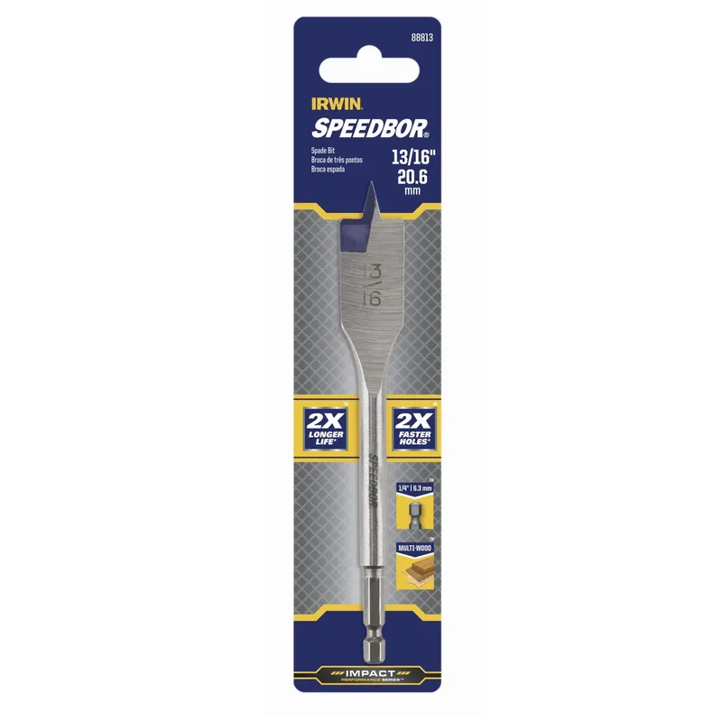 Speedbor Spade Drill Bit, 13/16 In.