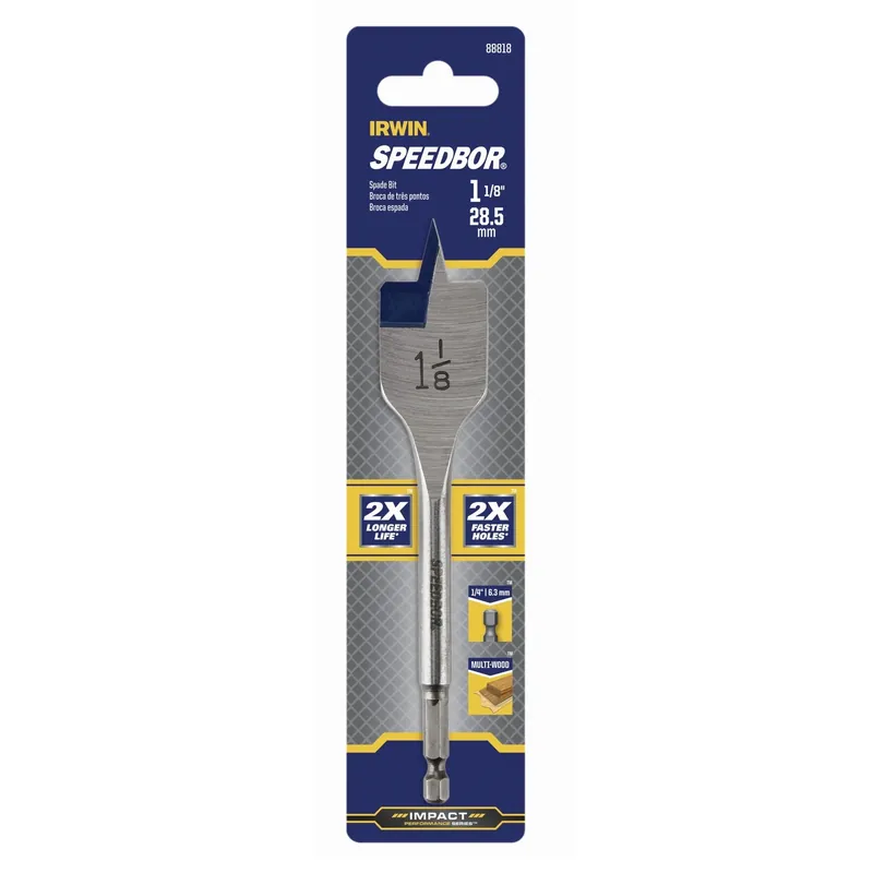 Speedbor Spade Drill Bit, 1-1/8 In.