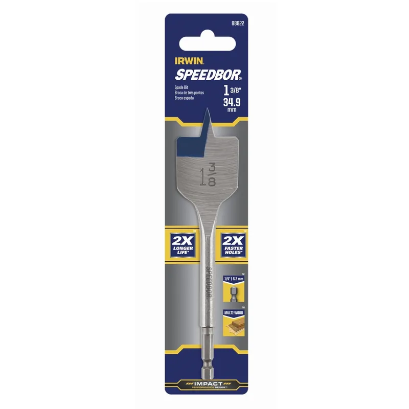 Speedbor Spade Drill Bit, 1-3/8 In.