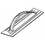Pt-062 Poly-pro V-notch Trowel For Precision Tiling