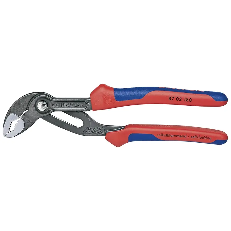 KNIPEX Comfort Grip Cobra Water Pump 7.25-in V-jaw Pliers