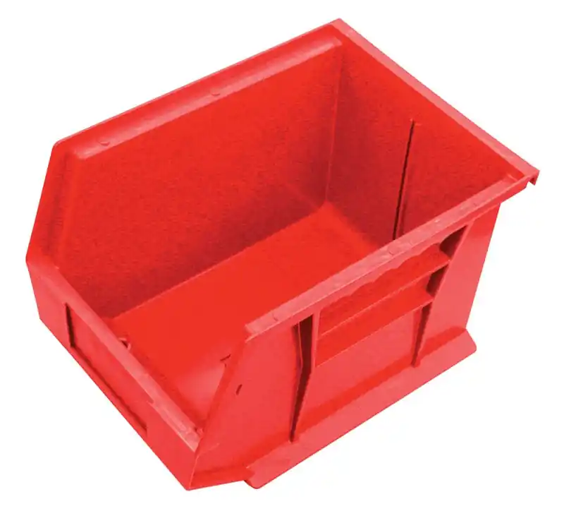 8-1/4 In. W X 6-3/4 In. H Red Tool Storage Bin With 1 Compartment