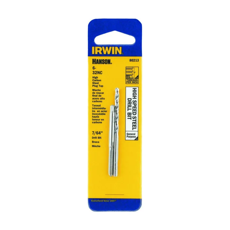 Tap & Drill Set, National Coarse, 6 X 32