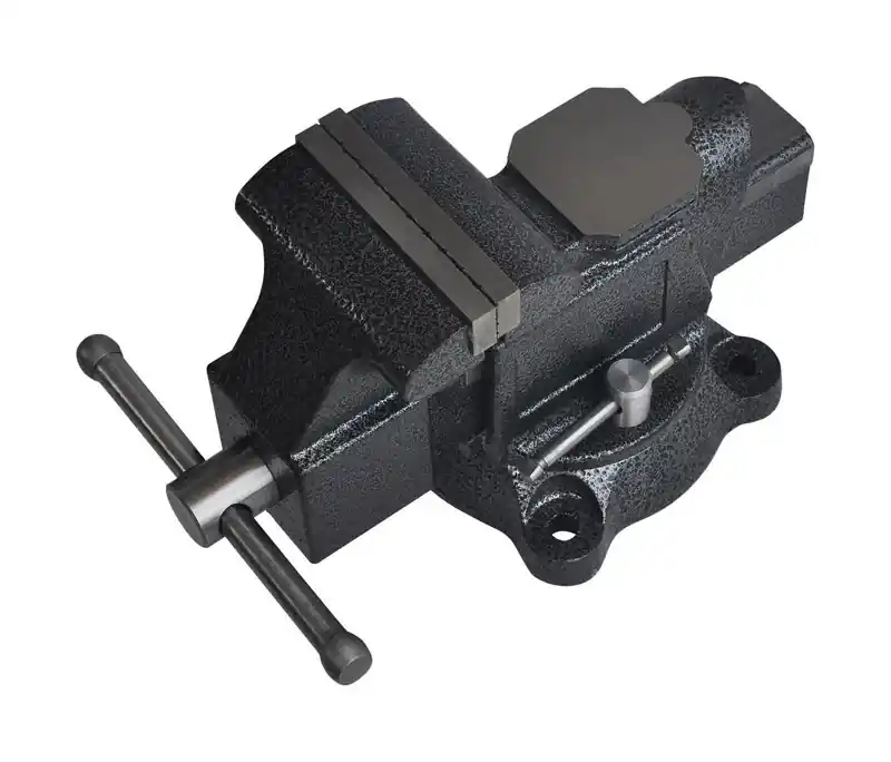 4 In. Forged Steel Bench Vise With Swivel Base And 15 Jaw Capacity