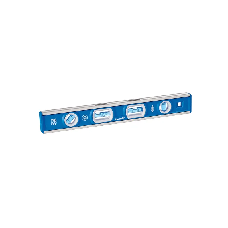 True Blue 12 In. Aluminum Magnetic Toolbox Level With 4 Vials