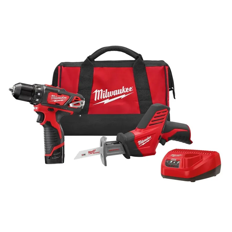 M12 12-volt Lithium-ion Cordless Drill/driver & Hackzall Combo Kit With Batteries