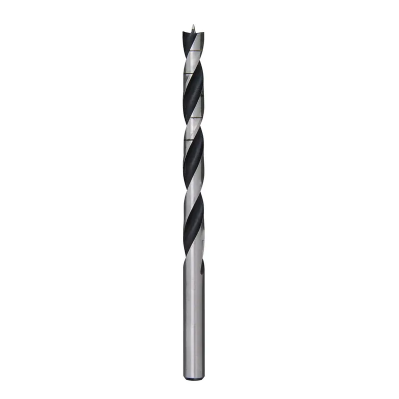 Milwaukee 3/8 In. X 5 In. L High Speed Steel Brad Point Bits Drill Bit Round Shank 1 Pc
