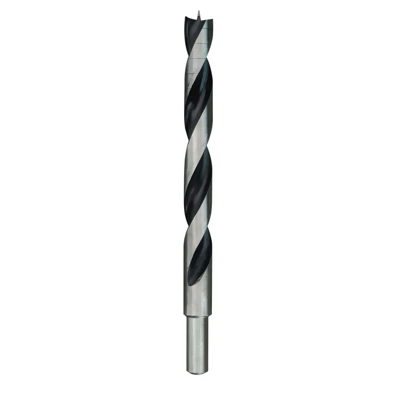 Milwaukee 1/2 In. X 6 In. L High Speed Steel Brad Point Bits Drill Bit Round Shank 1 Pc