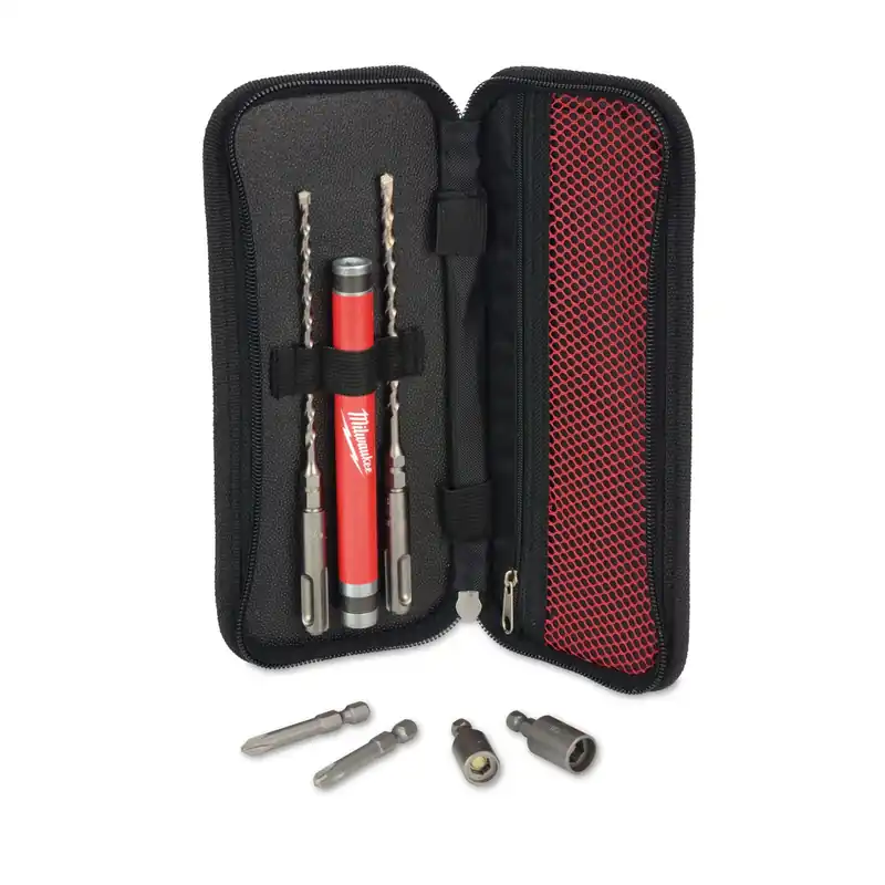 Tapcon SDS Bits Plus Installation Kit, 1/4 In. Hex