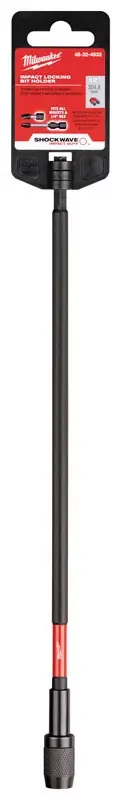 Shockwave 12 In. Magnetic Impact Locking Bit Holder 1/4 In. Hex Shank