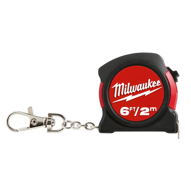 Milwaukee 6 Ft. L X 1.2 In. W Pocket Keychain Tape Measure 1 Pk