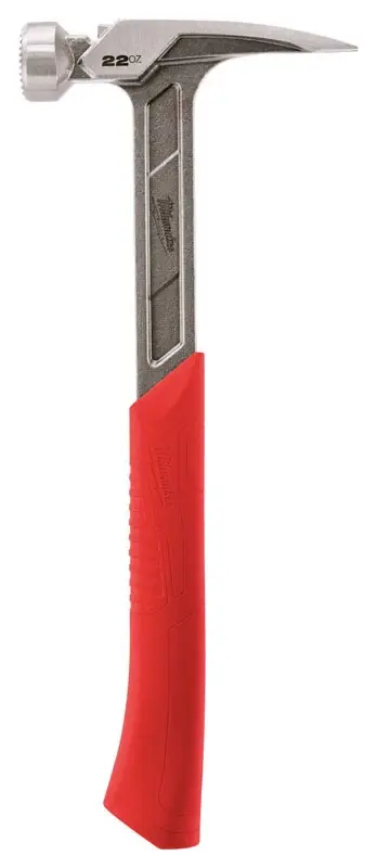 22 Oz. Milled-face Framing Hammer With Steel I-beam Handle 15 In.