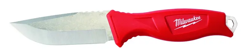 Milwaukee 9-1/2 In. Fixed Blade Knife Red 1 Pc