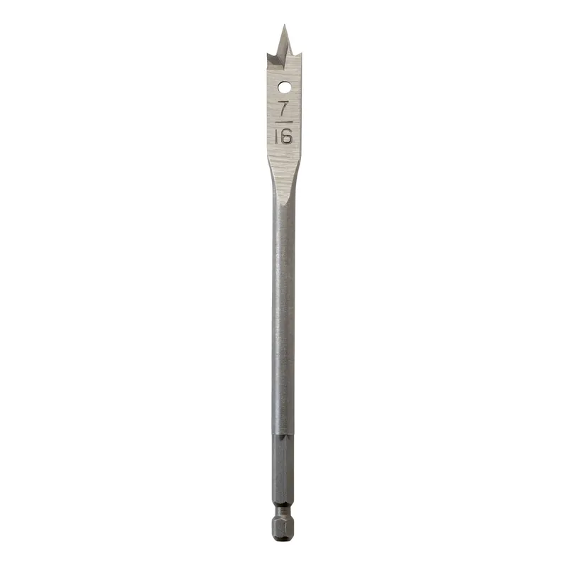 Wood Spade Drill Bit, 7/16 X 6 In.