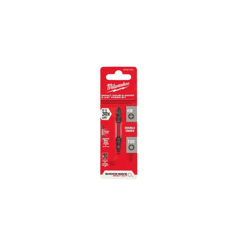 Shockwave 2 Phillips And T25 Torx Double-end Power Bit 2-3/8 In.