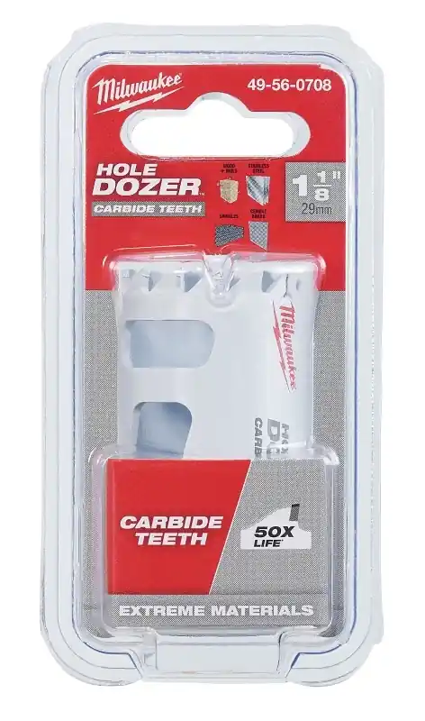 Hole Dozer 1-1/8 In. Carbide Teeth Hole Saw - Model 49-56-0708