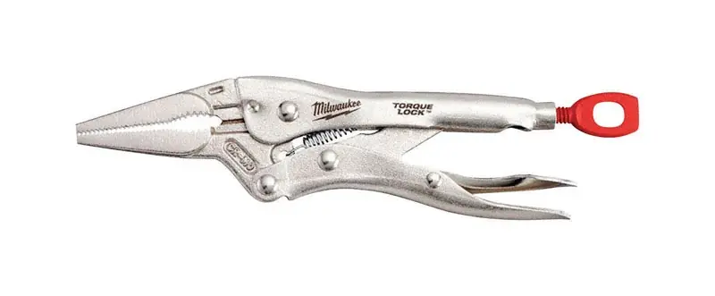 Milwaukee Torque Lock 9 In. Forged Alloy Steel Long Nose Pliers