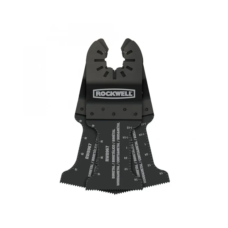 Rockwell 1-3/8 In. L Bi-Metal Plunge Cut Oscillating Blade 3 Pk