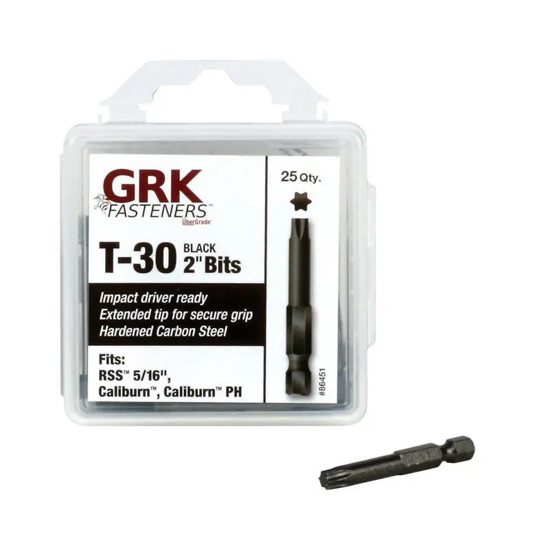 Star T-30 X 2 In. L Impact Power Bit Carbon Steel 25 Pieces