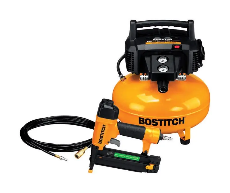 Bostitch 18 Ga. Brad Nailer And Compressor Kit
